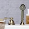 Kingston Brass KSK3353ALTR Deck Mount Hand Shower with Diverter for Roman Tub Faucet, Antique Brass KSK3353ALTR - alternate 6